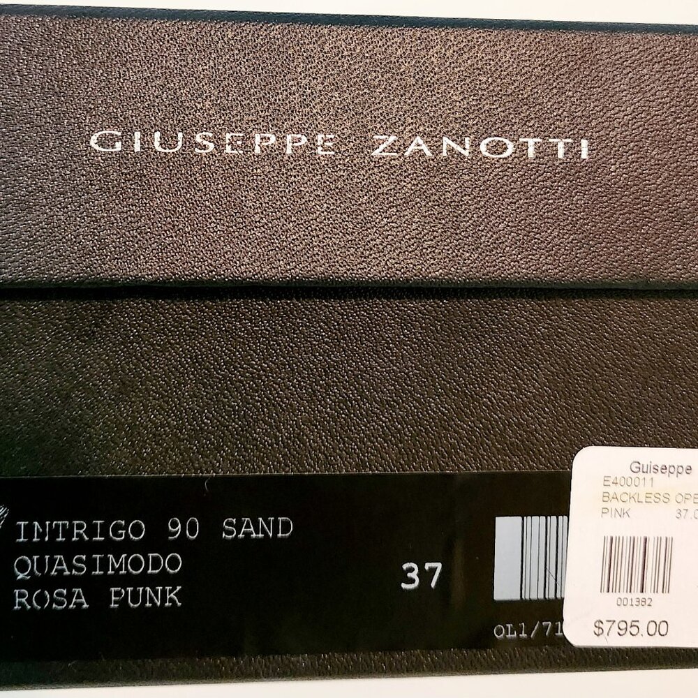 Giuseppe Zanotti Intriigo Leather Mules Heels - Picture 5 of 5